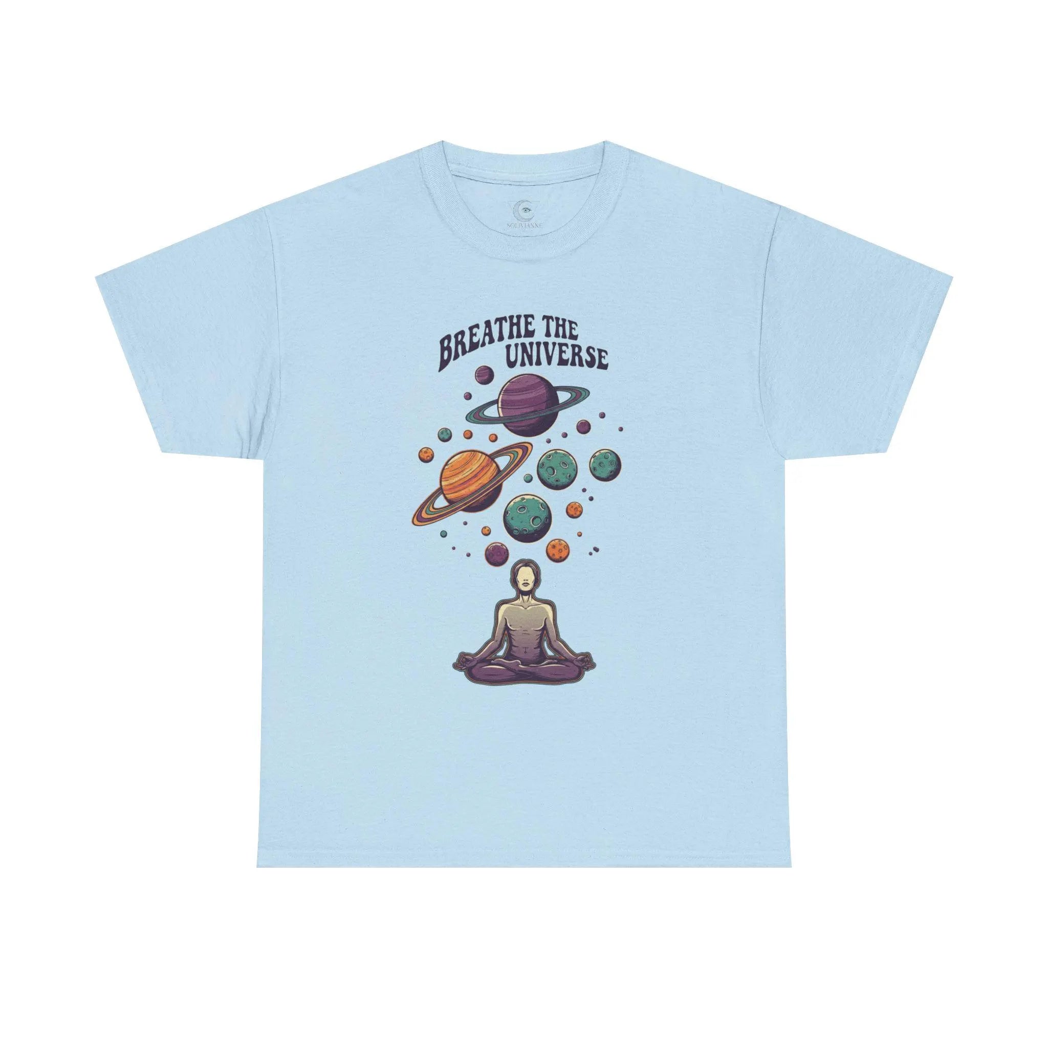 T-Shirt- Unisex Spiritual Graphic Tee, Heavy Cotton, Mindfulness, Yoga and Meditation Shirt for Men and Women