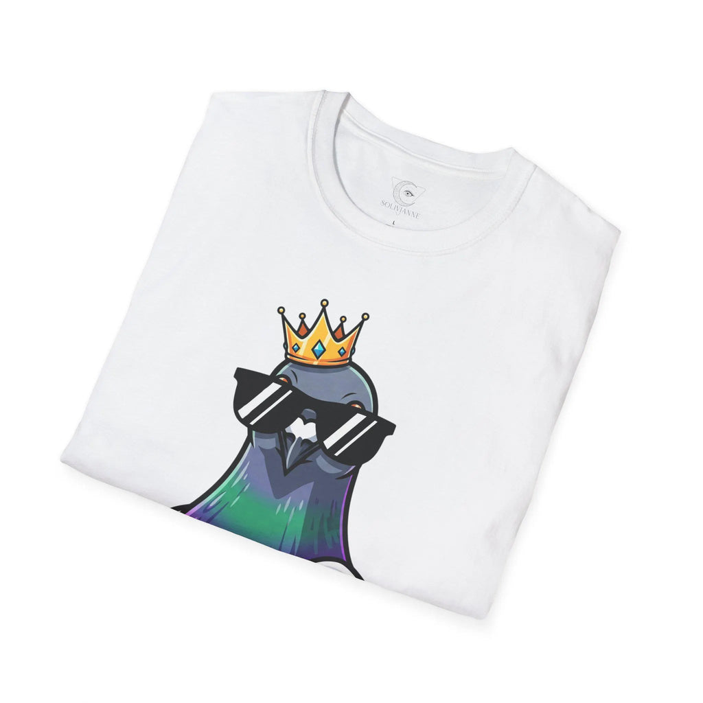 King of the City Pigeon T-Shirt, Cool Graphic Tee for Urban Style, Casual Wear, Gift for Bird Lovers, Streetwear Fashion, Fun Gift Idea