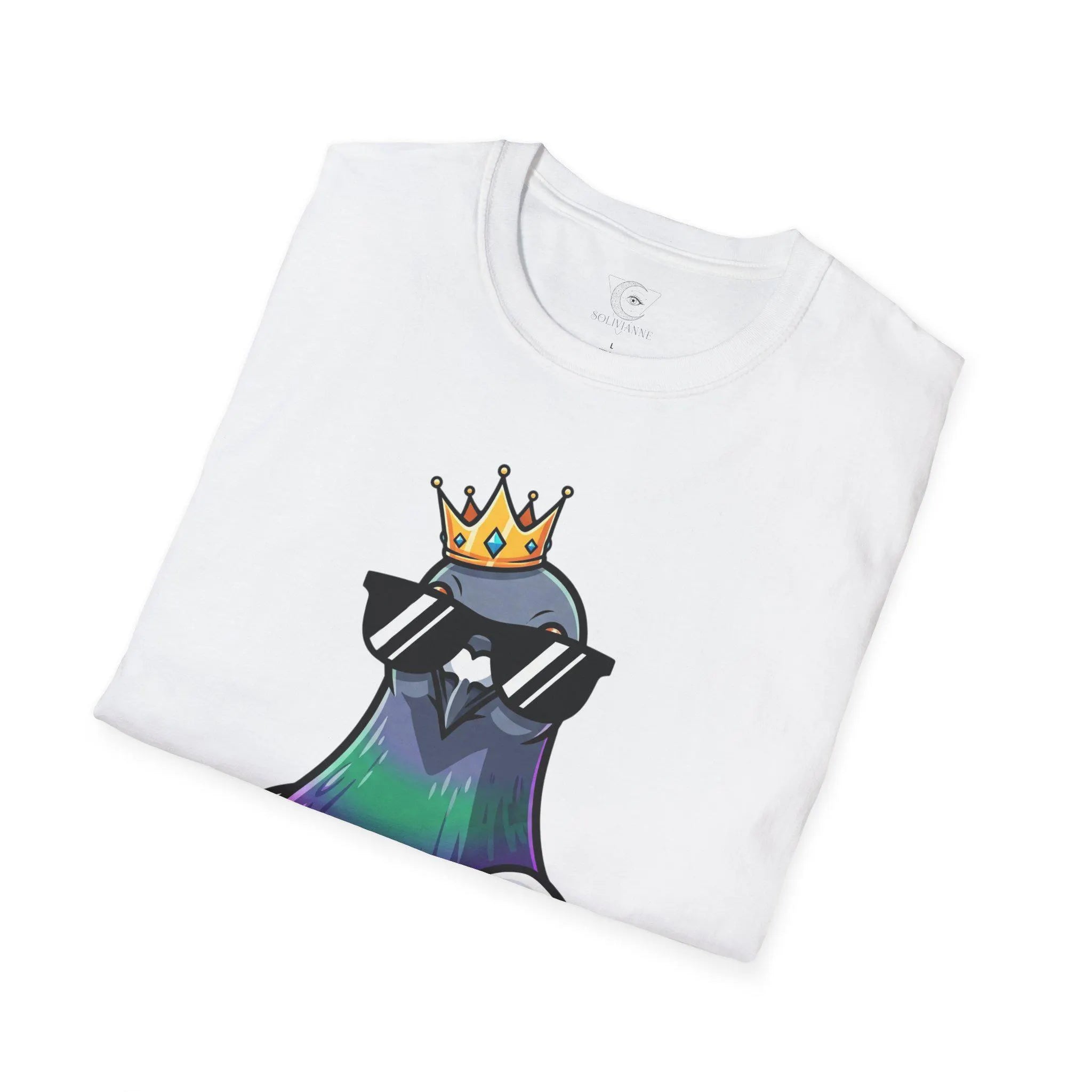 King of the City Pigeon T-Shirt, Cool Graphic Tee for Urban Style, Casual Wear, Gift for Bird Lovers, Streetwear Fashion, Fun Gift Idea