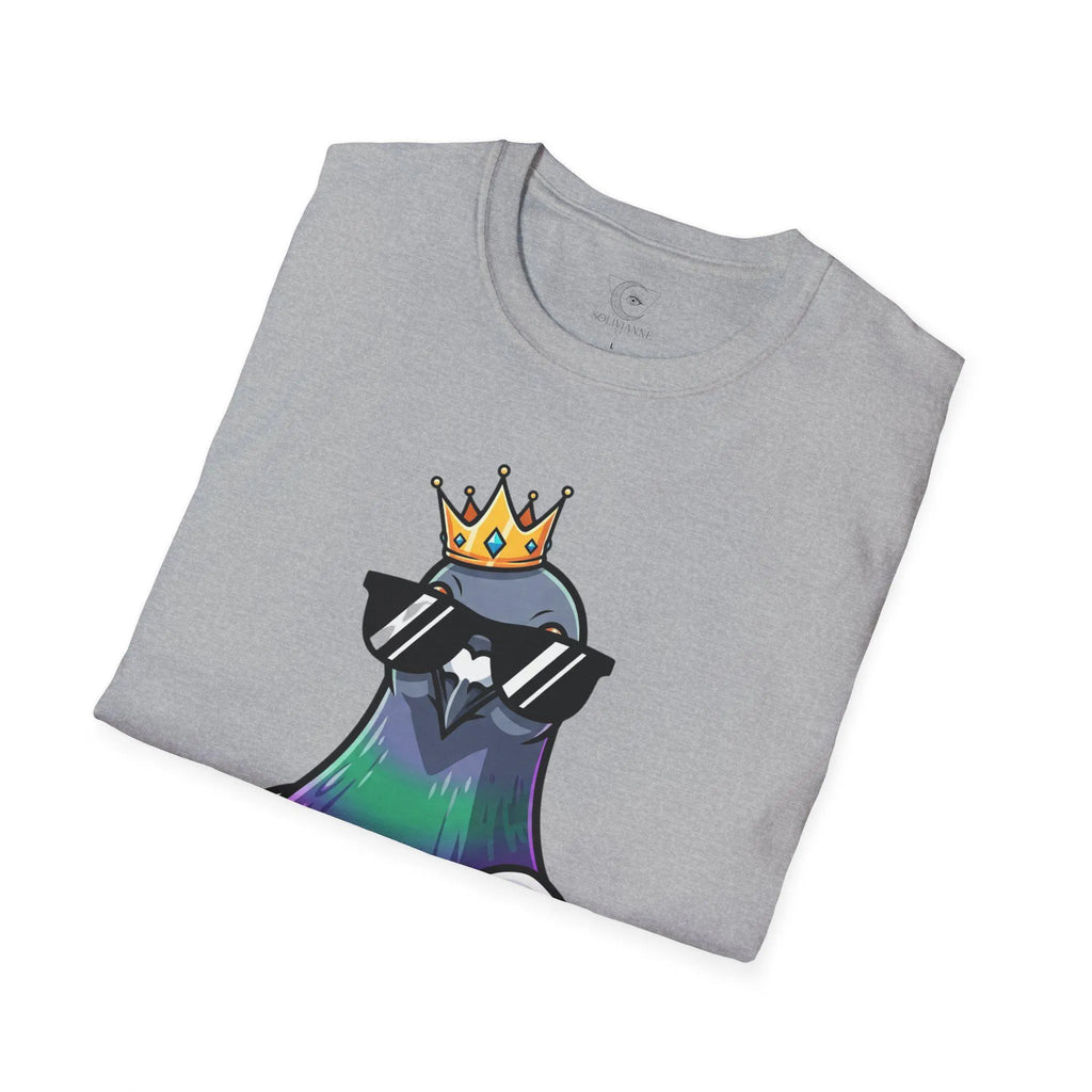 King of the City Pigeon T-Shirt, Cool Graphic Tee for Urban Style, Casual Wear, Gift for Bird Lovers, Streetwear Fashion, Fun Gift Idea