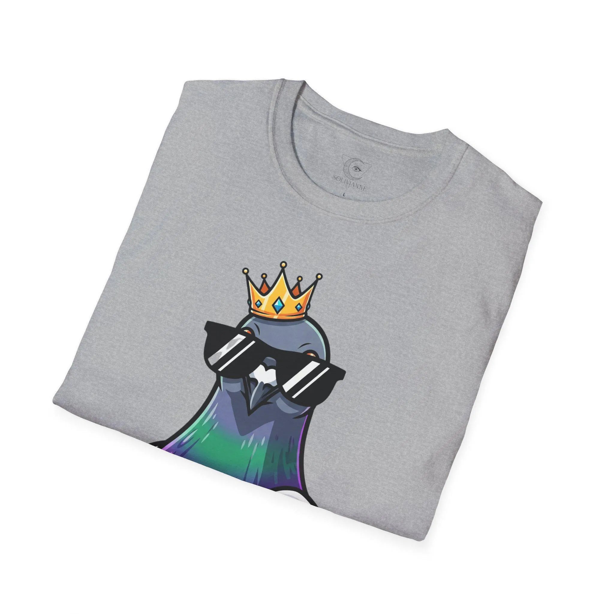 King of the City Pigeon T-Shirt, Cool Graphic Tee for Urban Style, Casual Wear, Gift for Bird Lovers, Streetwear Fashion, Fun Gift Idea
