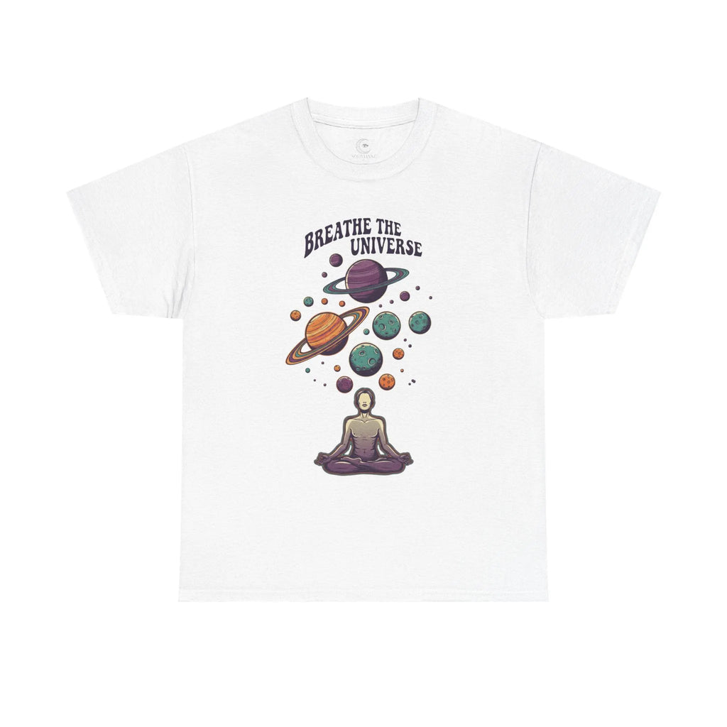 T-Shirt- Unisex Spiritual Graphic Tee, Heavy Cotton, Mindfulness, Yoga and Meditation Shirt for Men and Women